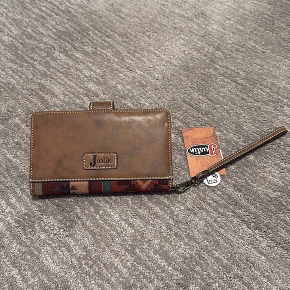 JUSTIN LADIES WALLET AZTEC JACQUARD - Picture 4 of 7